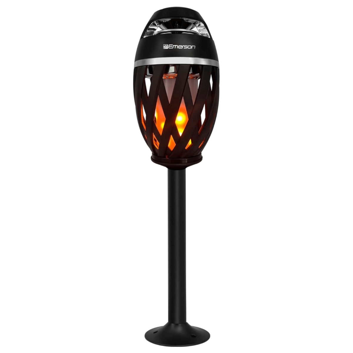 EMR-EAS-4000-EM Outdoor Flame Light Bluetooth Speaker - Black
