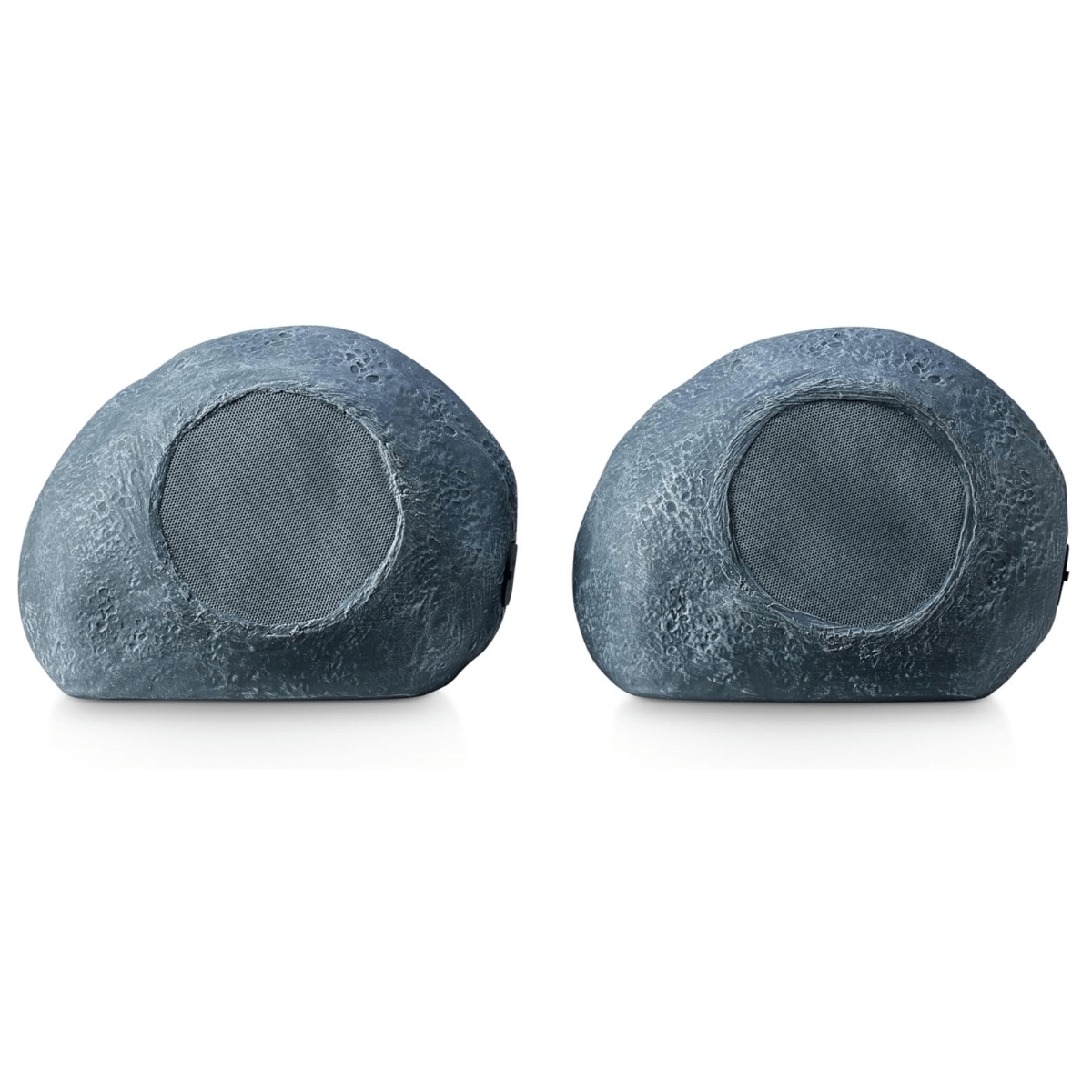 EMR-ERS-2000-EM Mini Pebbles Duo Bluetooth Speakers with TWS, Gray - Pack of 2