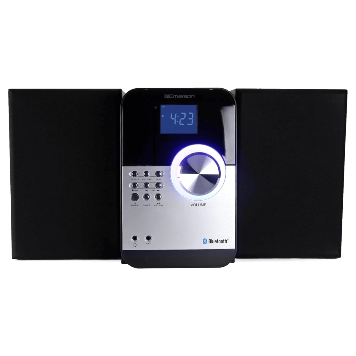 EMR-ES-4000-EM CD & MP3 Bluetooth FM Radio Microsystem - Black