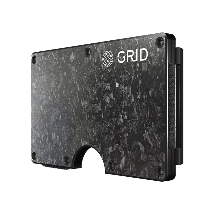 GRID-FRGDCARBON-CLIP Forged Carbon Money Clip