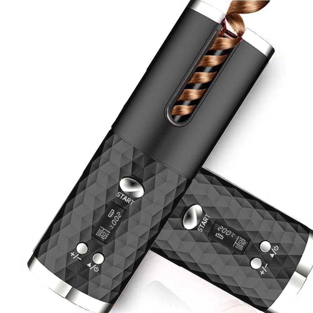Picture of Vysn VSN-PLNTCRLS-BLK PlanetCurls Digital Automatic Hair Curler - Black