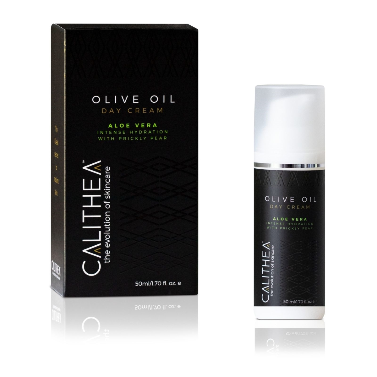 CS-DYCRM-1.7OZ Olive Oil & Aloe Vera Day Cream - Intense Hydration with Prickly Pear - 50mL -  Calithea Skincare