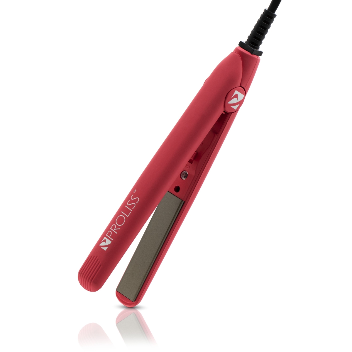 Picture of Proliss PRODCMSRED-MB-118DC Mini Silk Travel-Perfect 0.5&apos; Tourmaline Ceramic Dual Voltage Flat Iron - Diamond Collection - Red
