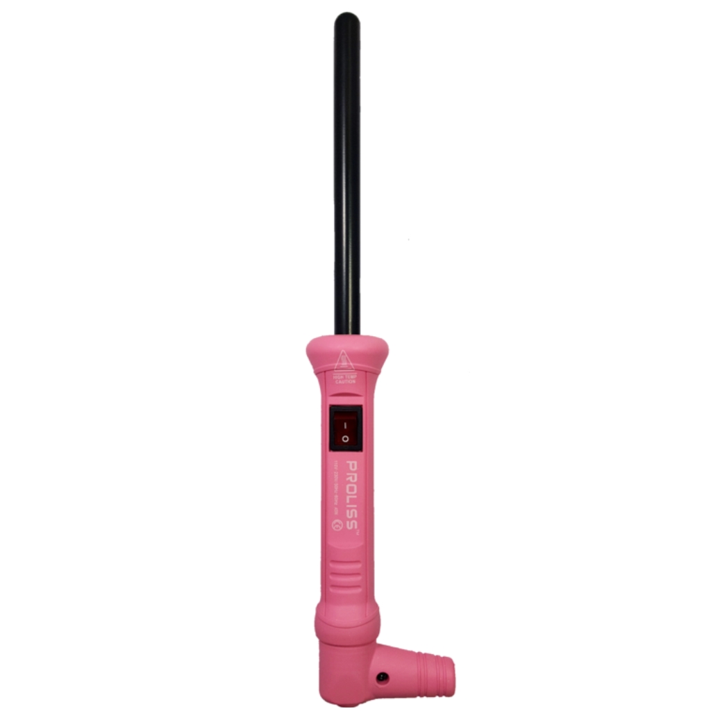 Picture of Proliss PROTWPK13MM-117 The Twister - 13mm Tourmaline-Infused Ceramic Pro Curling Wand - Pink