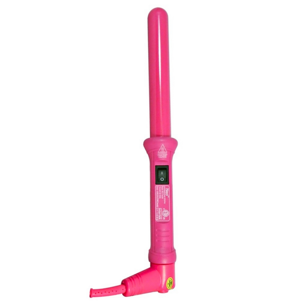 Picture of Proliss PROTWPK25MM-117-NC The Twister - 25mm Tourmaline-Infused Ceramic Pro Curling Wand - Pink
