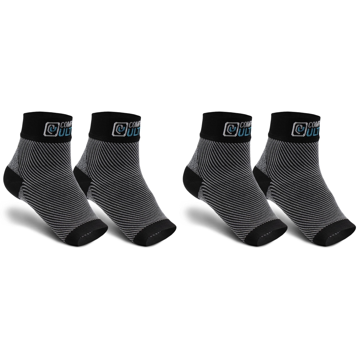 Picture of RelaxUltima CU-SCKS-L-2X CompressUltima Compression Socks - Large - 2 Pairs