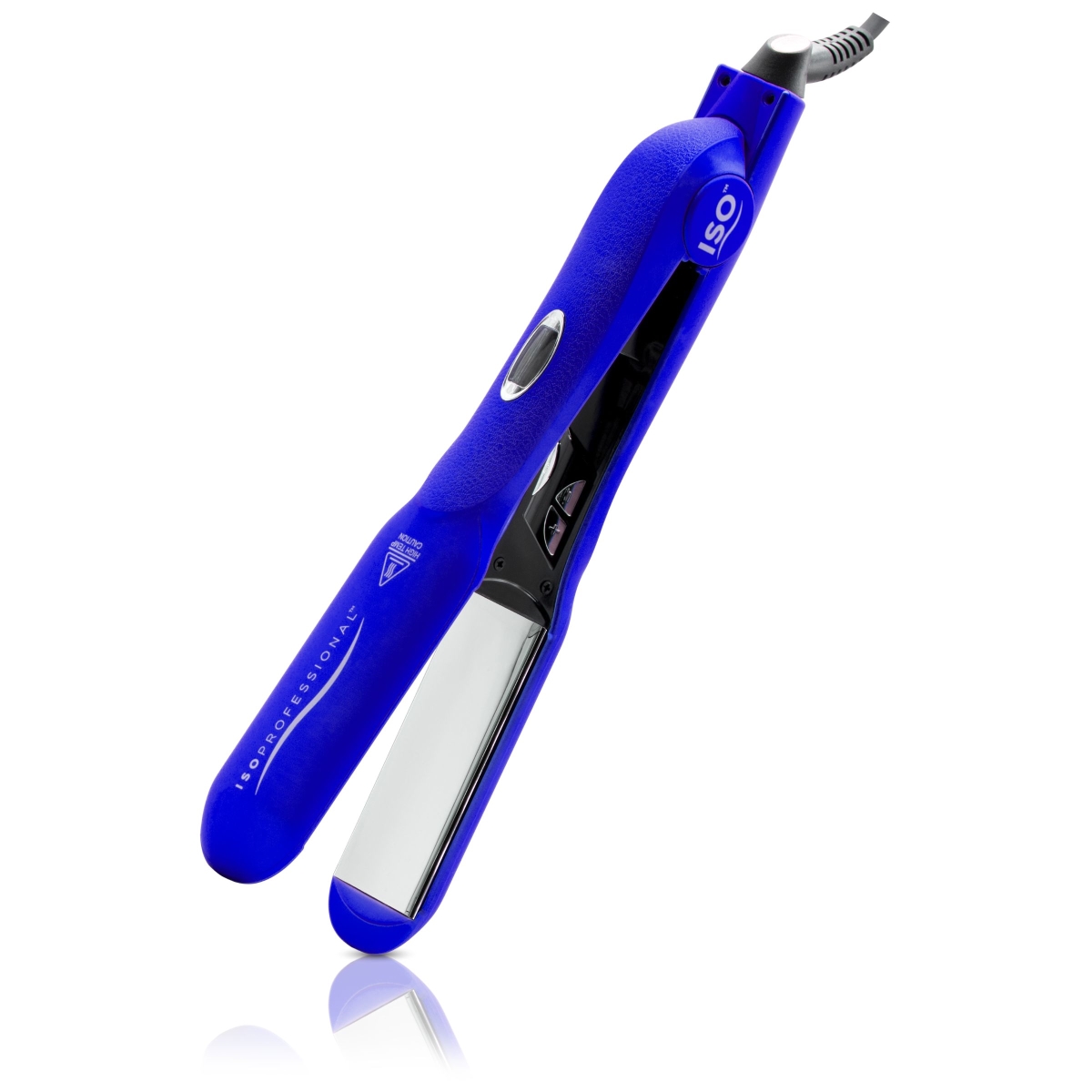 Digital Infrared Technology 1.5' Titanium-Plated Flat Iron - Gold Collection - Blue