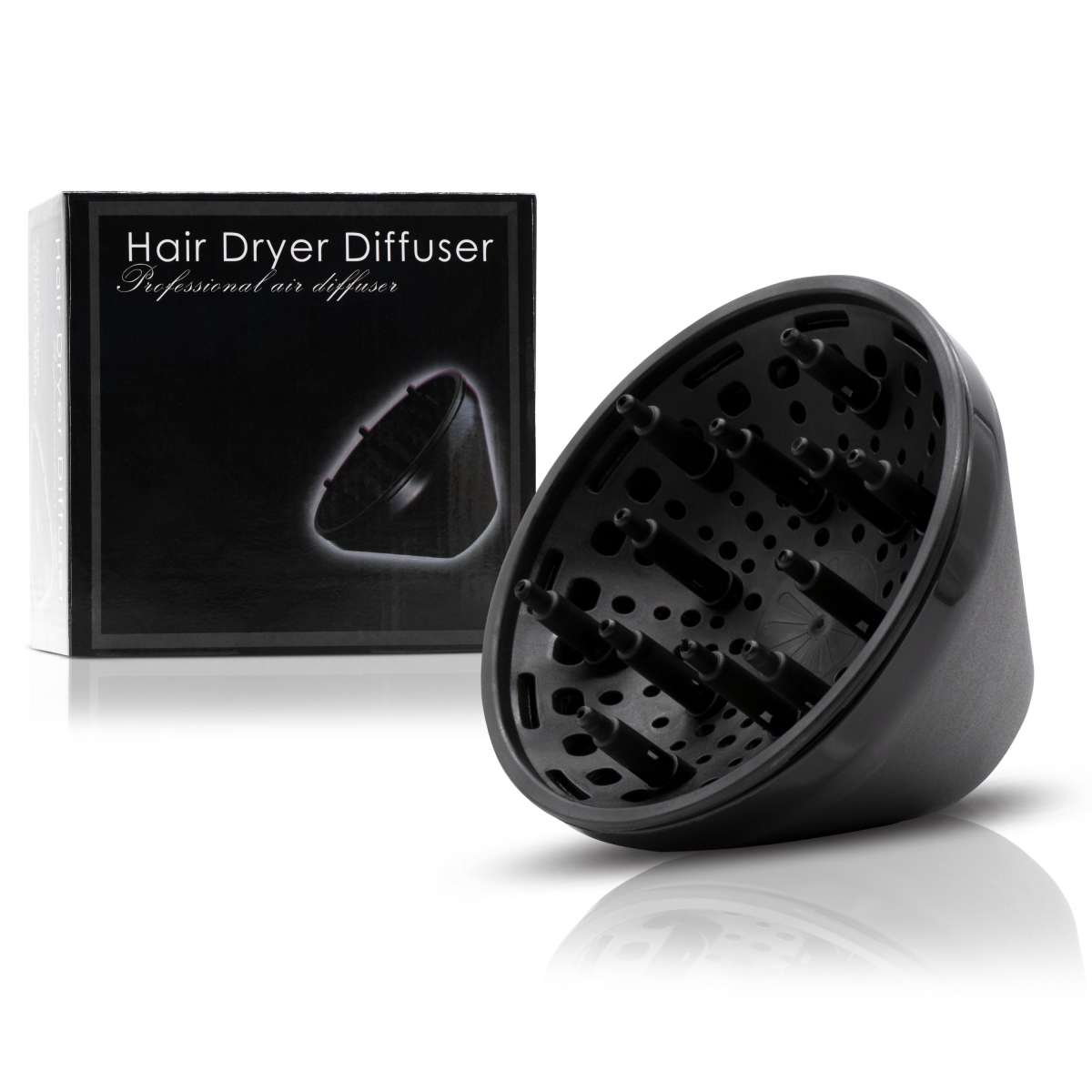 HairLux Hair Dryer Diffuser  Black