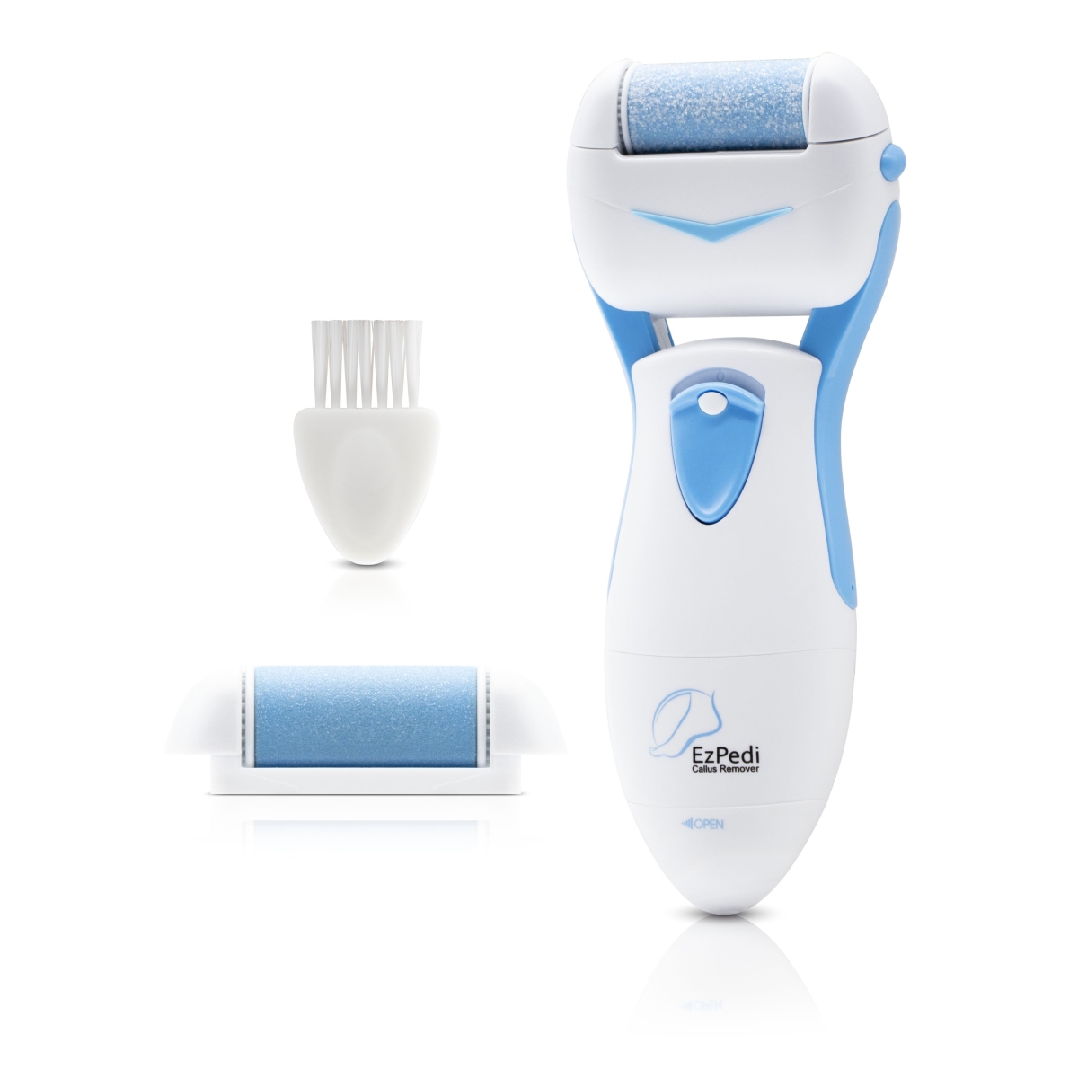 EZPedi Electric Vibrating Portable Callus Remover - White