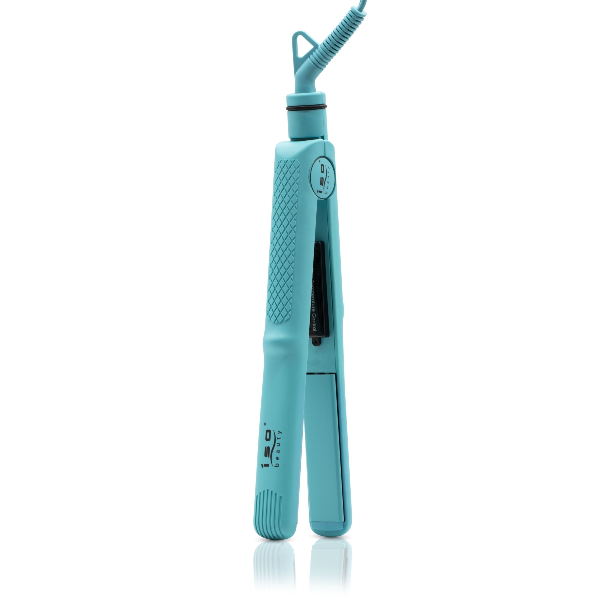 Turbo Silk Pro 1' Titanium-Plated Single Pass Flat Iron - Turquoise
