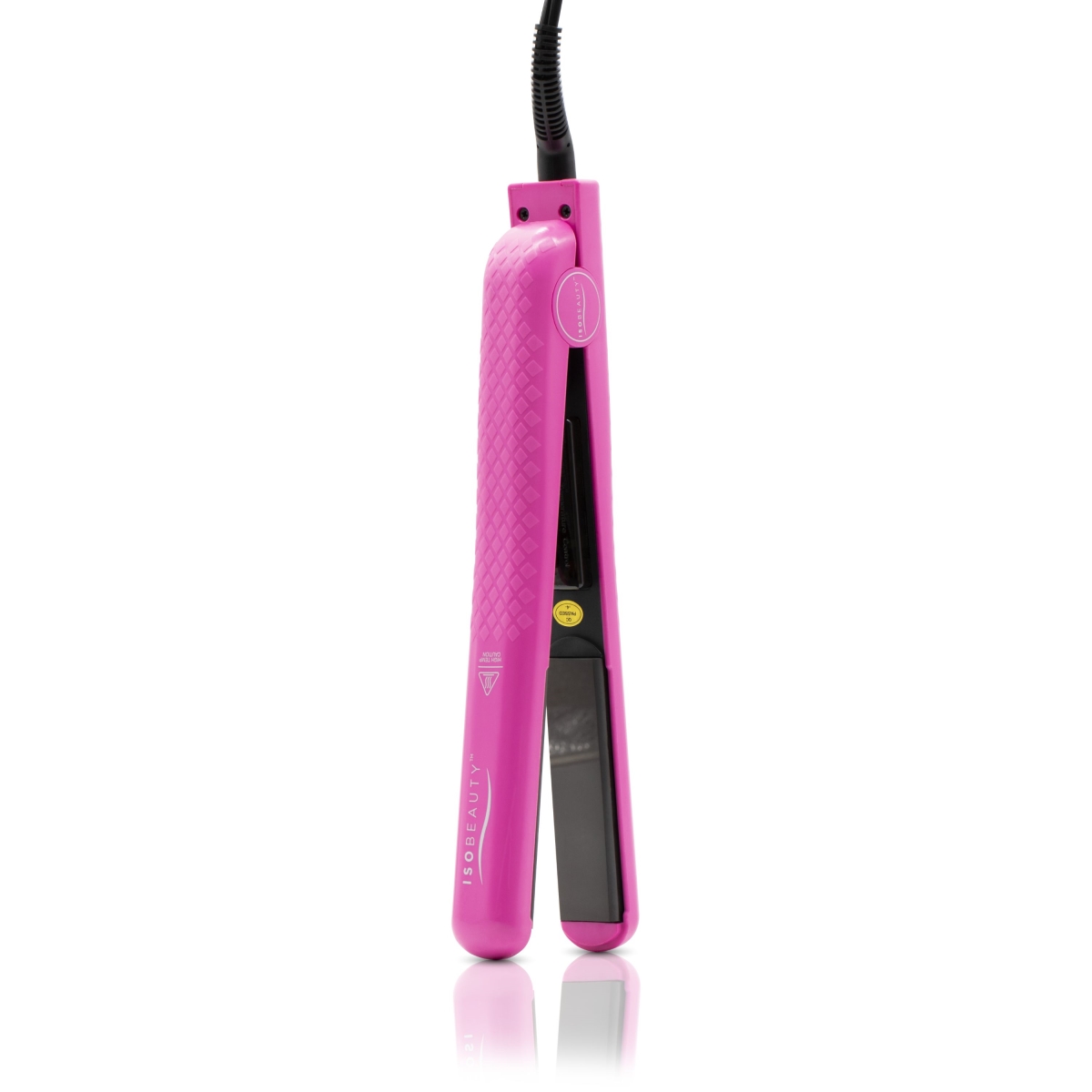 ISOSPK-202S-BMB Spectrum Pro 1.25' 100% Solid Ceramic Flat Iron - Hot Pink