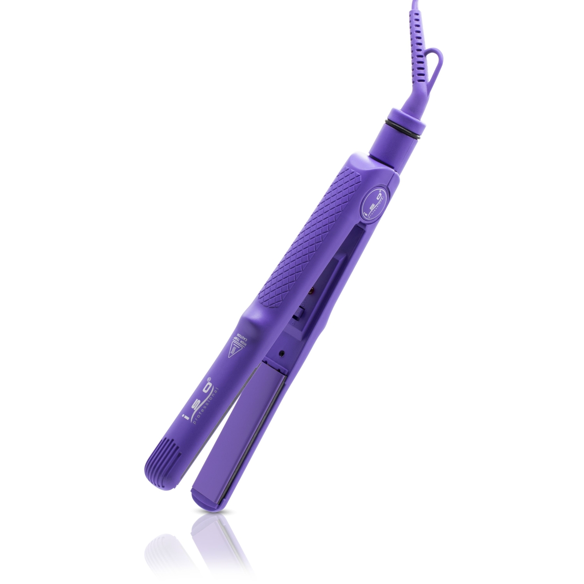 Turbo Silk 1' Titanium-Plated Single Pass Flat Iron - Purple