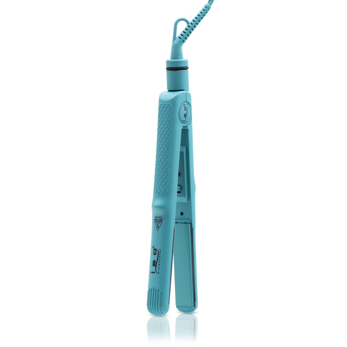 Turbo Silk 1' Titanium-Plated Single Pass Flat Iron - Turquoise
