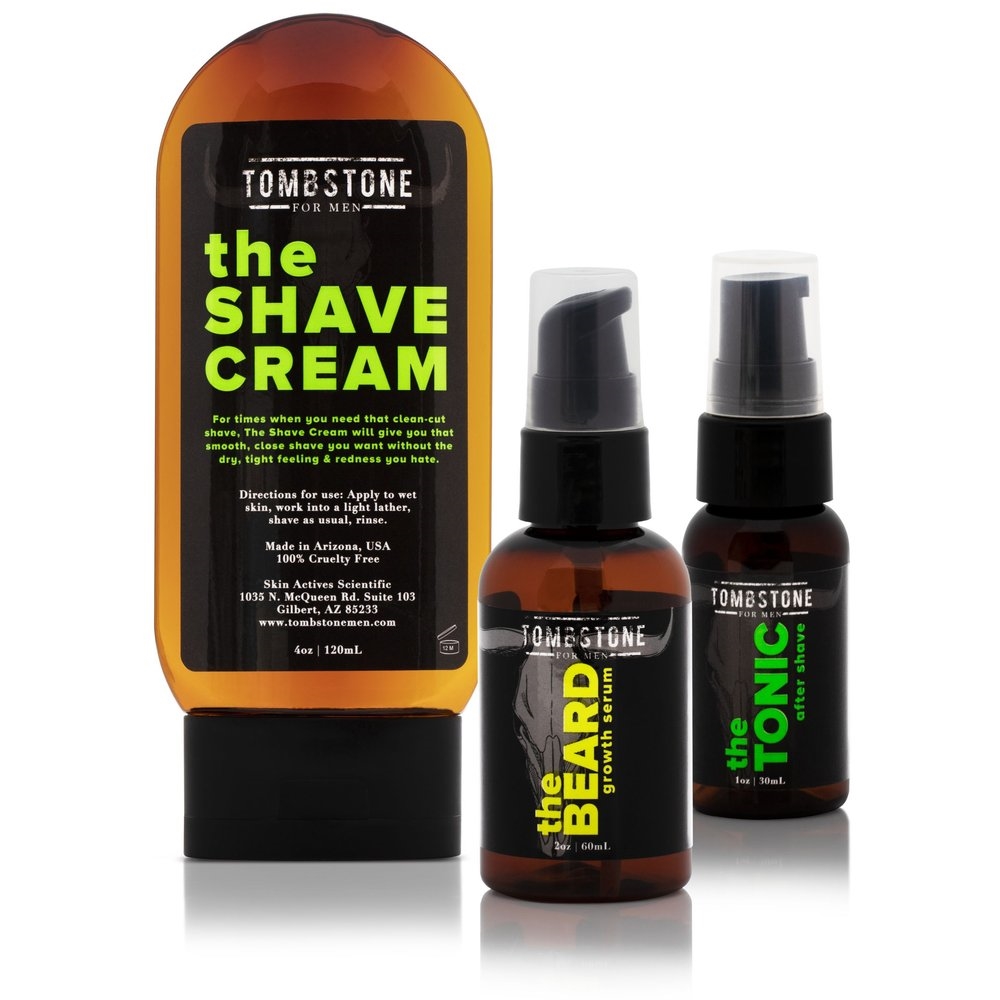 Picture of Tombstone for Men TMB-SET-11 The Art of the Beard Essential Beard Care Kit - The Shave Cream&#44; The Beard&#44; & The Tonic
