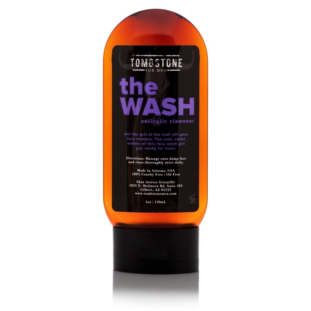 Picture of Tombstone for Men TMB-WSH-4OZ The Wash - Vegan Salicylic Cleanser - 100% Cruelty Free & Oil Free - 4 fl oz