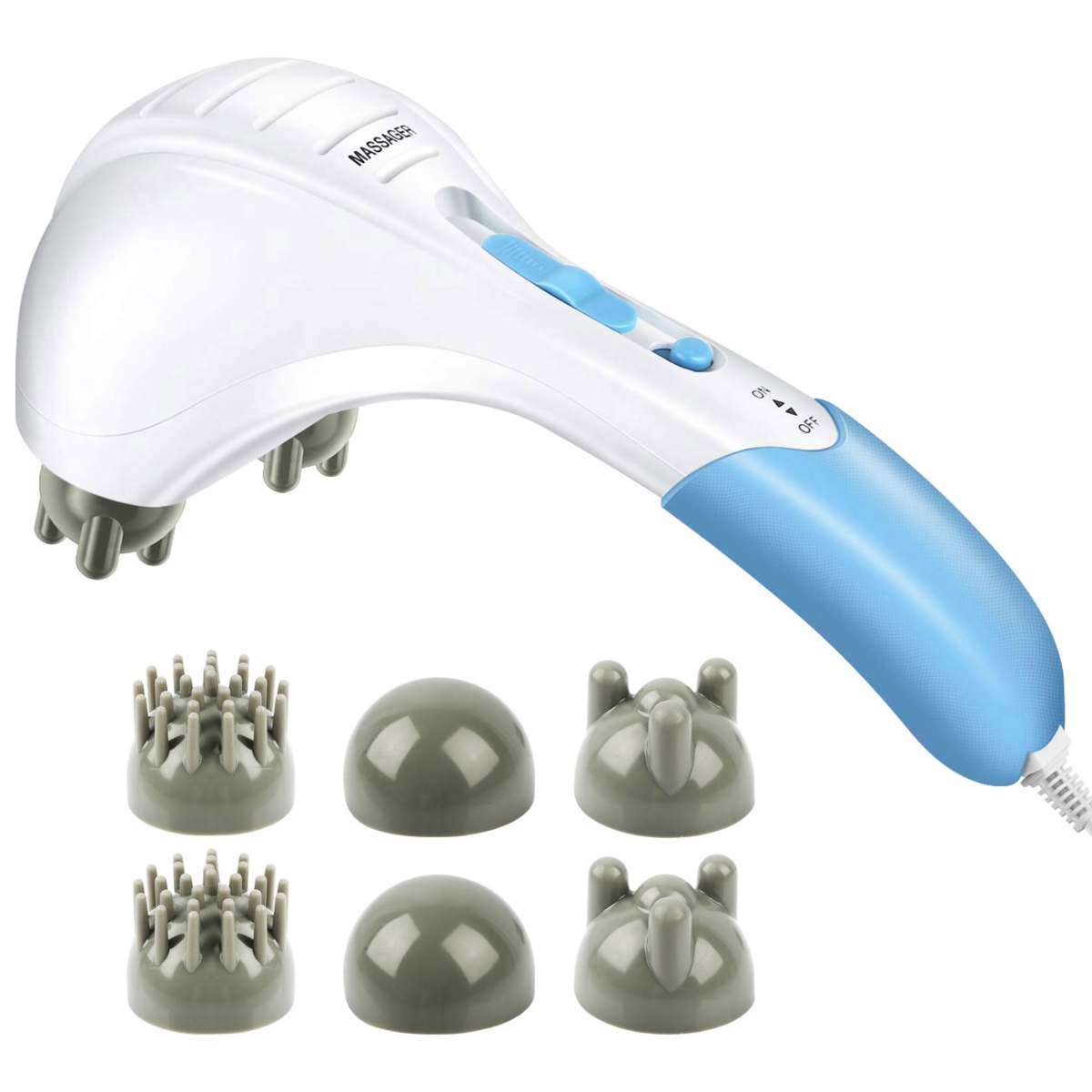 Picture of Fresh Fab Finds FFF-GPCT1128 Handheld Percussion Massager - Double Head&#44; Full Body Relaxation