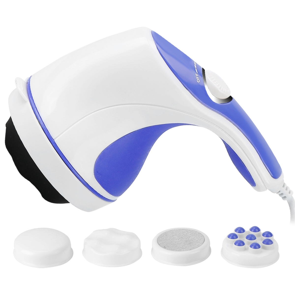 Picture of Fresh Fab Finds FFF-GPCT2844 4-in-1 Electric Handheld Body Massager with Interchangeable Heads