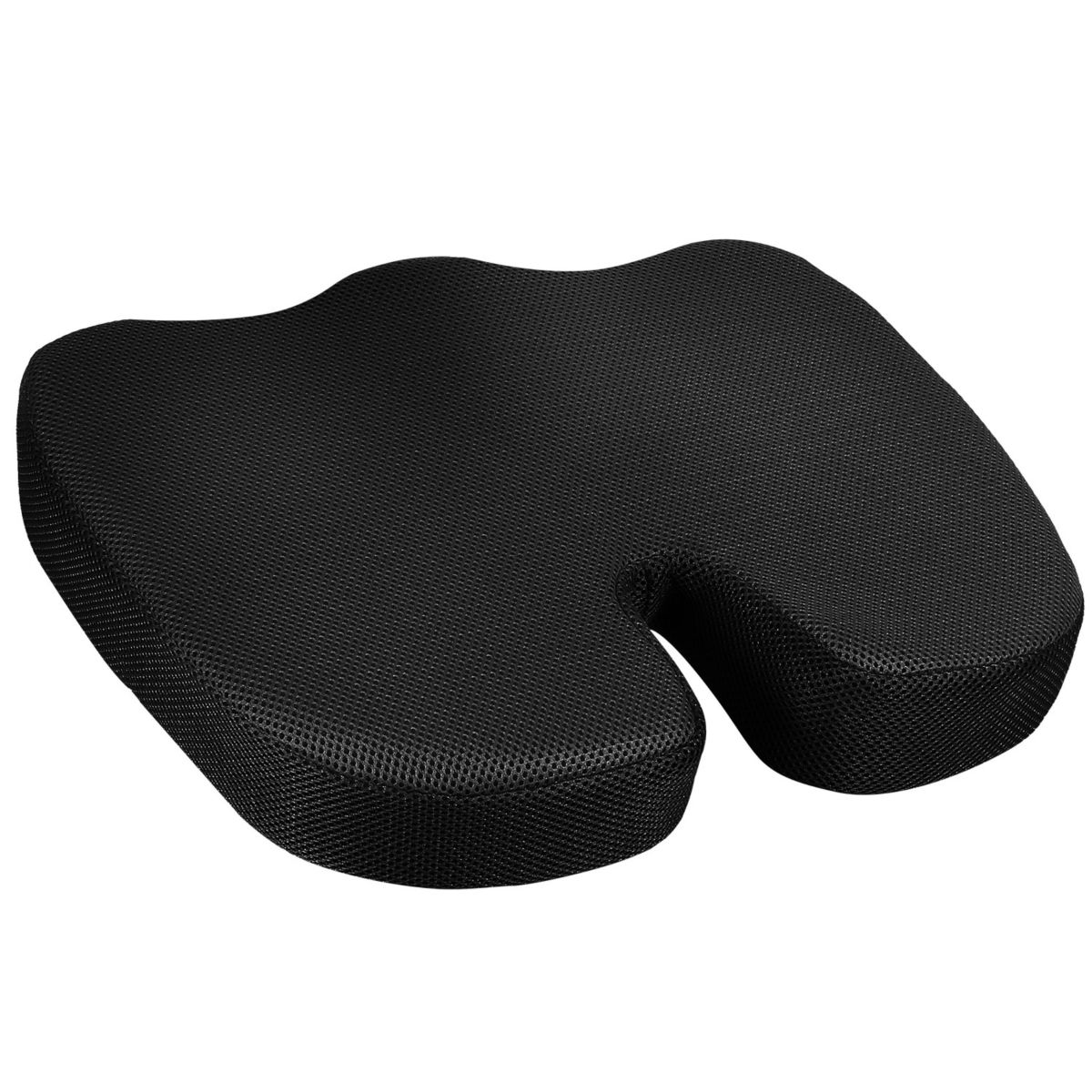 Picture of Fresh Fab Finds FFF-Black-GPCT2111 Orthopedic Memory Foam Seat Cushion for Office Car Seat - Tailbone & Hip Support