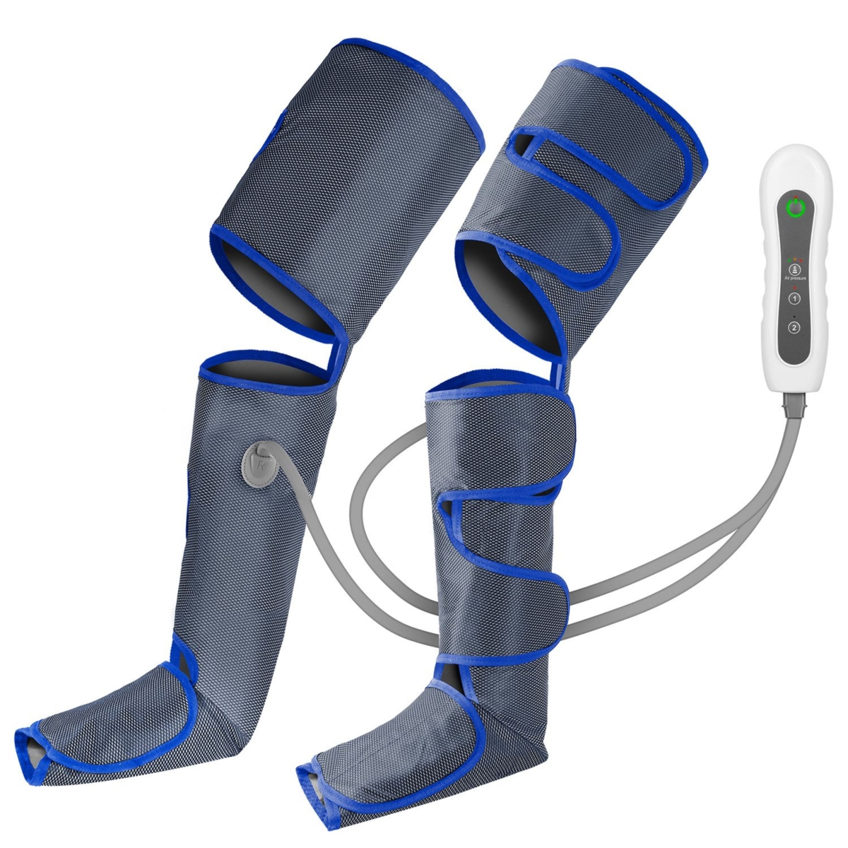 Picture of Fresh Fab Finds FFF-Blue-GPCT2475 Air Compression Leg Massager - Pain Relief & Blood Circulation - 4 Modes&#44; 3 Intensities