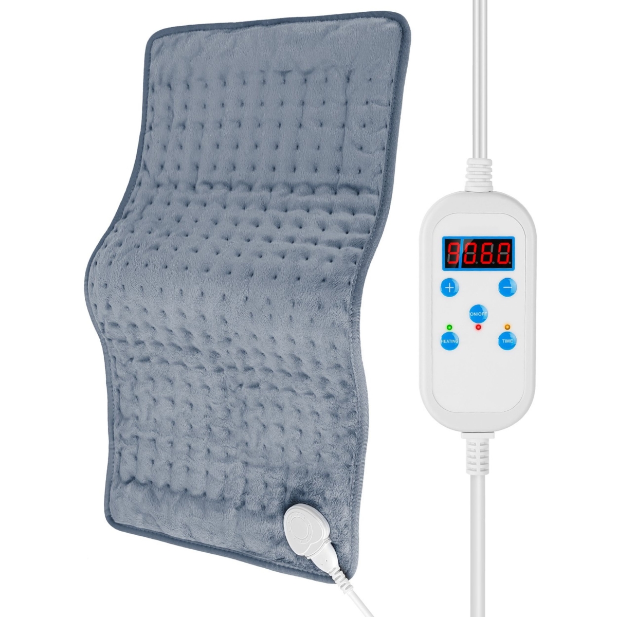 Picture of Fresh Fab Finds FFF-GPCT3291 Electric Heating Pad - 22.8x11.4&apos; - Pain Relief for Shoulder&#44; Neck&#44; Back&#44; Spine&#44; Legs&#44; Feet - 9 Temp Levels&#44; 4 Timer Modes