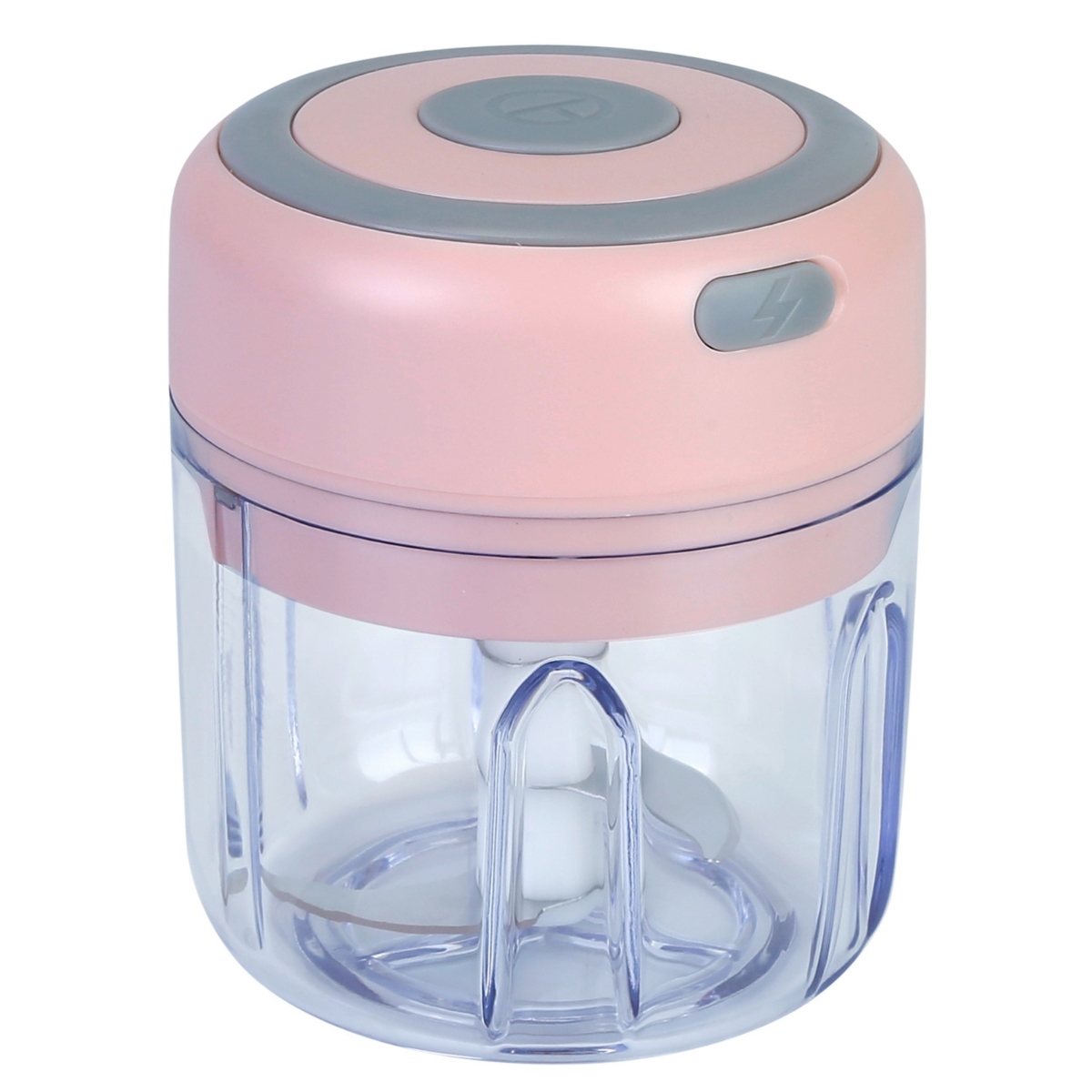 Picture of Fresh Fab Finds FFF-Pink-GPCT3091 Cordless Mini Electric Garlic Chopper - Rechargeable&#44; 8.45OZ - Ideal for Food&#44; Chili&#44; Nuts&#44; Onions&#44; and More