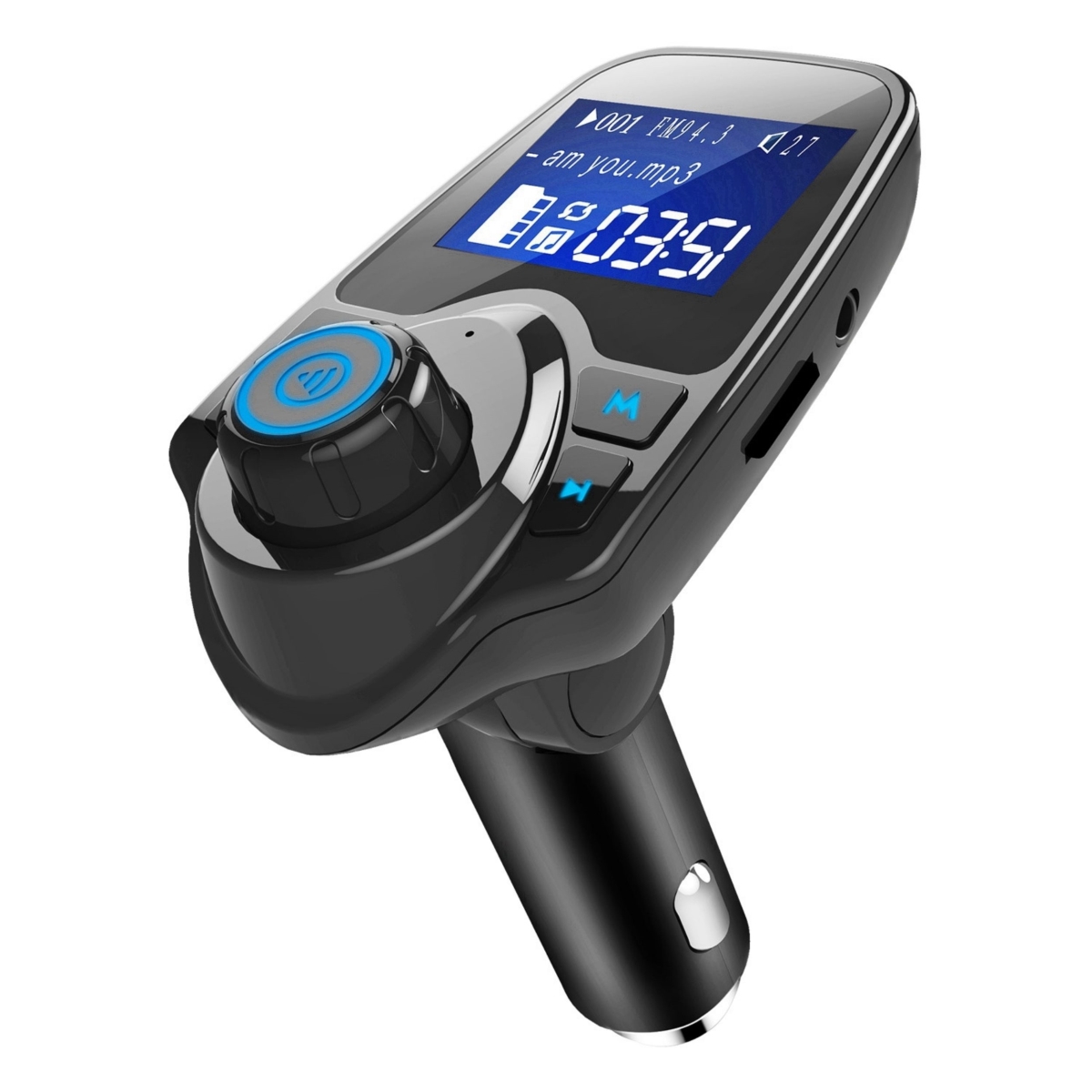 FFF-GPCT923 Car FM Transmitter MP3 Player + Hand-Free Call + USB Charger + AUX Input + TF Card + USB Flash Drive