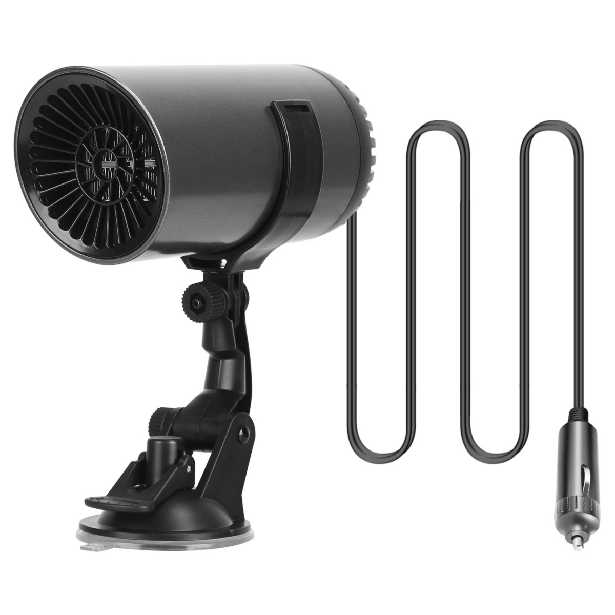 FFF-24V-GPCT3908 24V 150W Car Heater+Cooling Fan + Demister, 2 in 1, Rotatable & Portable, 4.92ft Cord -  Fresh Fab Finds