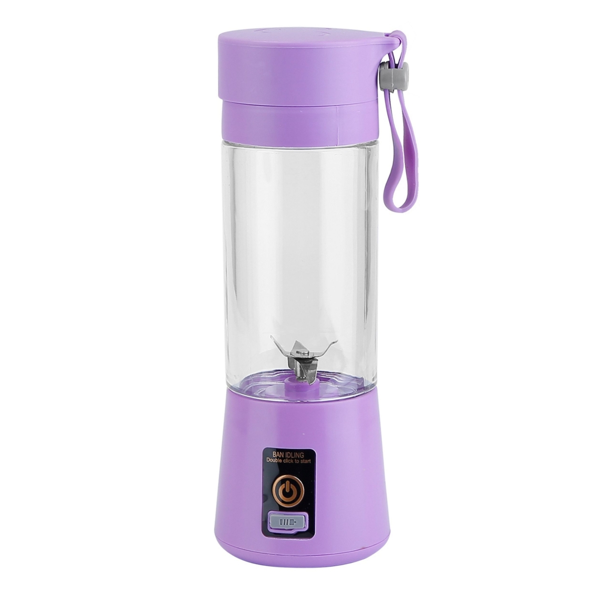 Picture of Fresh Fab Finds FFF-Purple-GPCT2609 USB Rechargeable Portable Juicer Blender - 6 Blades&#44; Powerful Motor