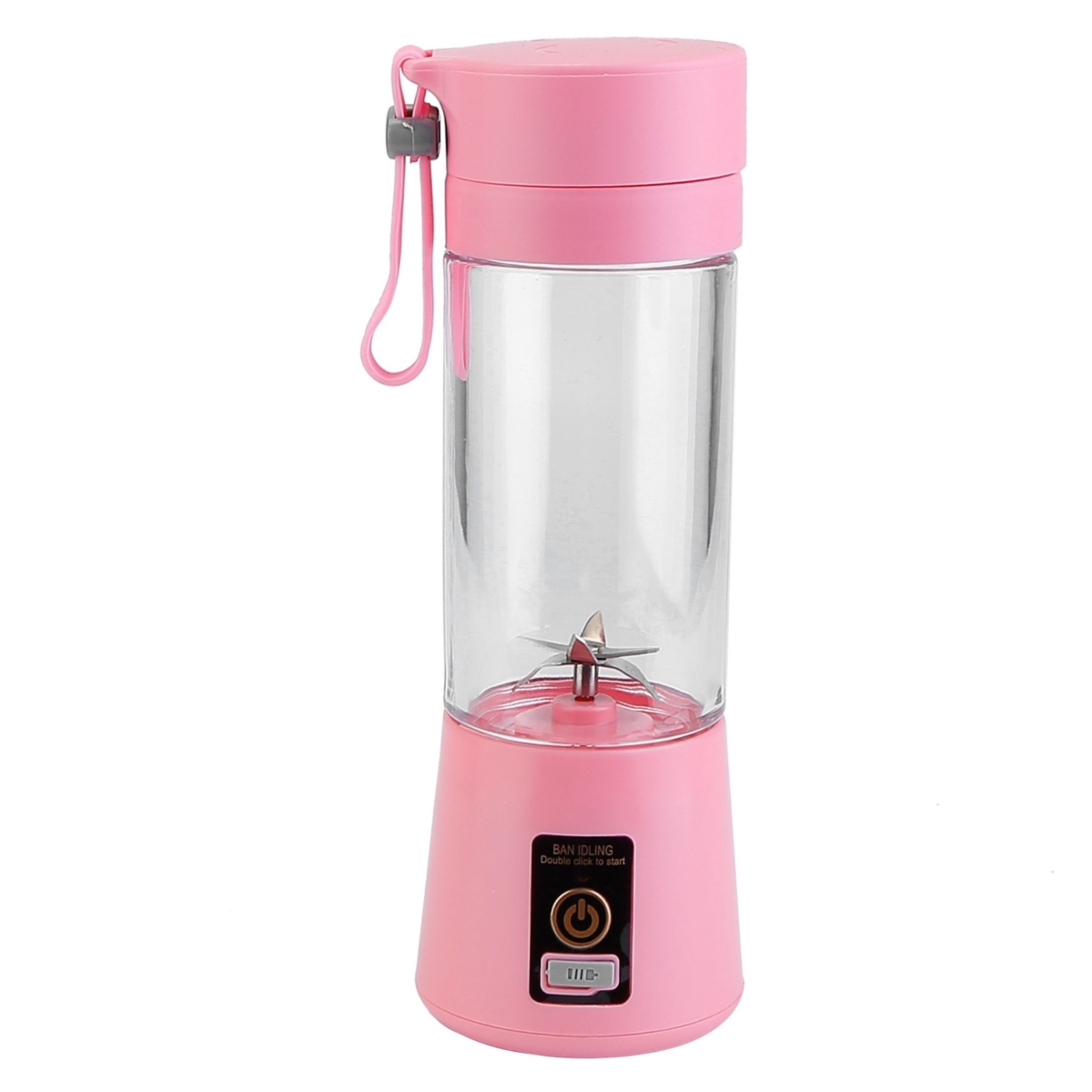 Picture of Fresh Fab Finds FFF-Pink-GPCT2609 USB Rechargeable Portable Juicer Blender - 6 Blades&#44; Powerful Motor