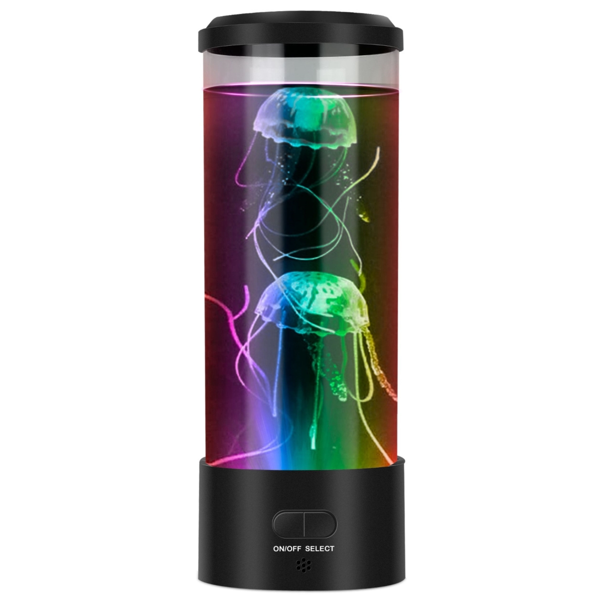 Picture of Fresh Fab Finds FFF-GPCT3395 Multi-color Changing Jellyfish Lava Lamp - USB Electric Night Light for Home Office