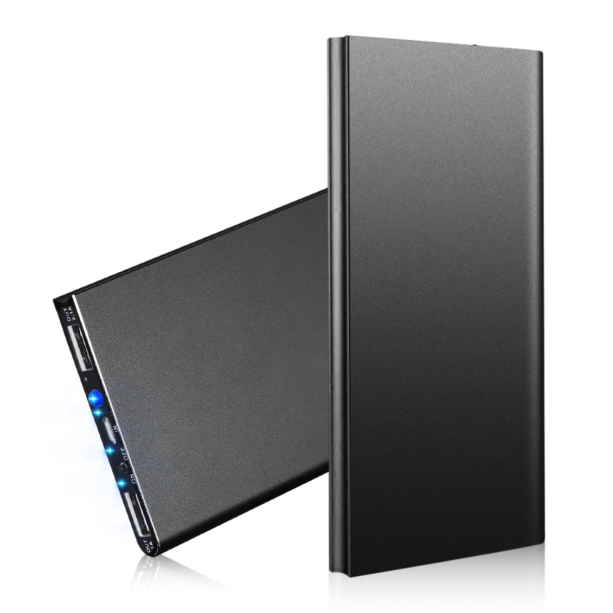 Picture of Fresh Fab Finds FFF-Black-GPCT2019 20K mAh Ultra-thin Power Bank: Dual USB&#44; Phone Charger