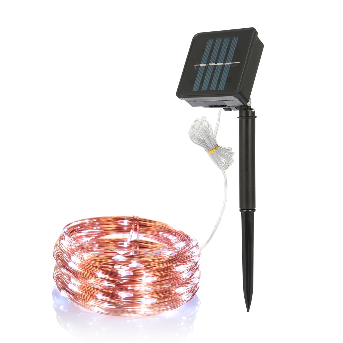 Picture of Fresh Fab Finds FFF-Cool-GPCT1401 100 LEDs Solar String Lights Outdoor IP65 Waterproof Copper Wire String Lights&#44; Cool