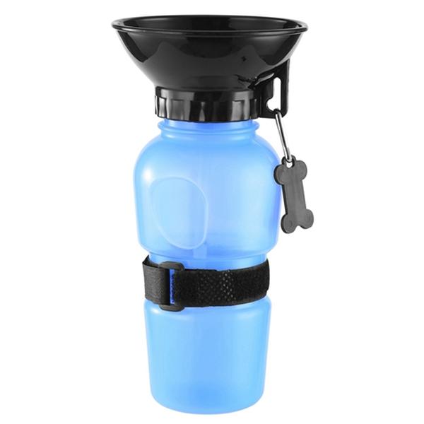 Picture of Fresh Fab Finds FFF-Blue-GPCT1835 500 ml Dog Water Bottle Portable Pet Water Cup BPA Free Water Dispenser Water Feeder Travel Water Drink Cup&#44; Blue