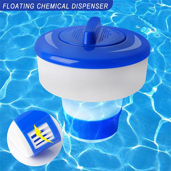 FFF-GPCT1308 Floating Pool Chlorine Dispenser Chemical Holder Tablet Dispenser Floater -  Fresh Fab Finds