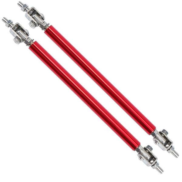 FFF-GPCT2797 150-200 mm Splitter Rod Front Bumper Lip Rod Strut Adjustable Lip Spoiler Tie Support Rods, Black - 2 Piece