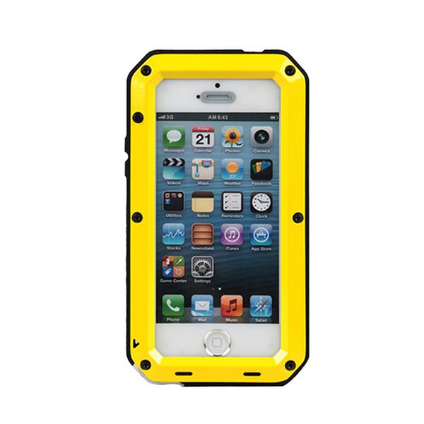 Picture of Fresh Fab Finds FFF-Yellow-GPCT815 Rugged Shock-Resistant Hybrid Full Cover Case for iPhone 6s Plus&#44; Yellow