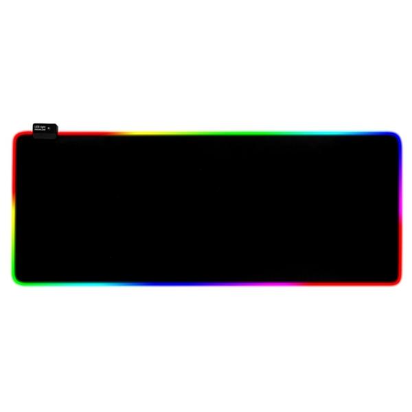 Picture of Fresh Fab Finds FFF-GPCT2336 Large LED Gaming Mouse Pad RGB Computer Keyboard Mouse Mat with 10 Light Modes Non-Slip Rubber Base for Game Office&#44; Black