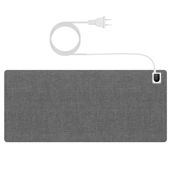 Picture of Fresh Fab Finds FFF-Grey-GPCT4467 31.5 x 13 in. Warm Desk Pad Waterproof Heated Mouse Pad for Office Heated Desk Mat with 3 Temperature Levels 3 Timer Settings Digital Display&#44; Gray