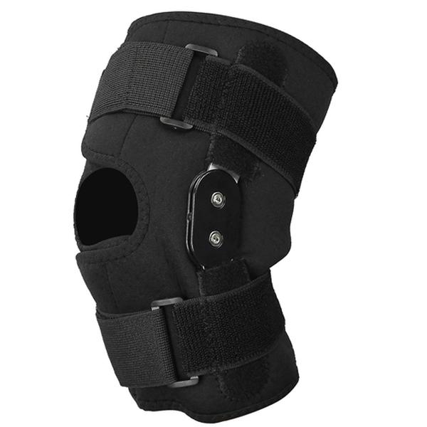 Picture of Fresh Fab Finds FFF-L-GPCT2307 Adjustable Open Patella Support Compression Sport Knee Brace for Running&#44; Black - Large