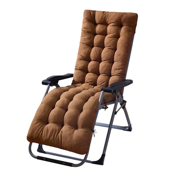 Picture of Fresh Fab Finds FFF-Coffee-GPCT3220 67 x 22 in. Chaise Lounger Cushion Recliner Rocking Chair Sofa&#44; Coffee