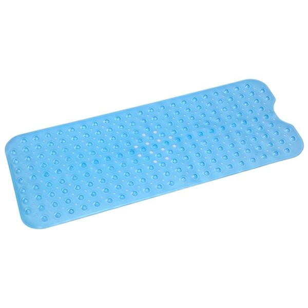 Picture of Fresh Fab Finds FFF-BLU-GPCT1892 BPA-Free Massage Anti-Bacterial with Suction Cups Washable Non-Slip Shower Mat&#44; Blue
