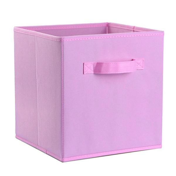 Picture of Fresh Fab Finds FFF-Pink-GPCT1426 Foldable Storage Cube Bins Cloths Closet Space Organizer Basket Shelves Box&#44; Pink - Pack of 4