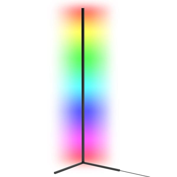 Picture of Fresh Fab Finds FFF-US-GPCT3346 56 in. LED Standing Lamp Remote Control Dimmable Color Changing Mood Light Floor Lamp Light&#44; Black