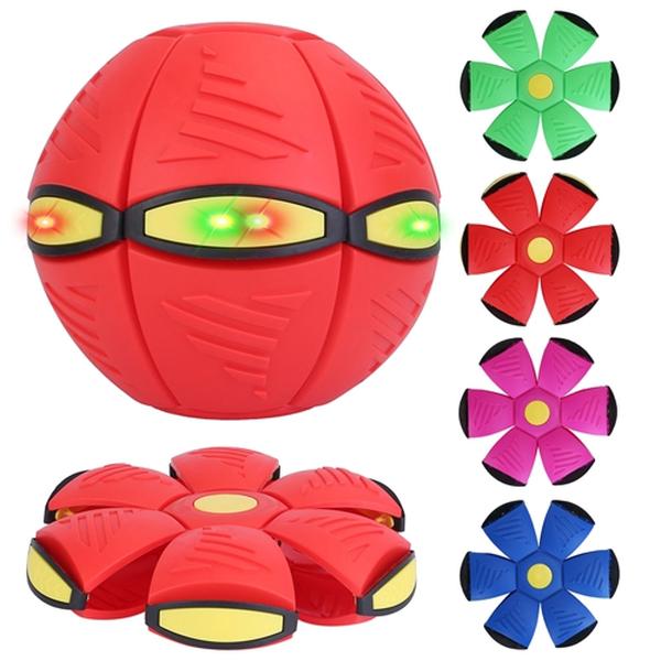 Picture of Fresh Fab Finds FFF-GPCT4171 Flying Saucer Ball Electric Colorful Flying Toy UFO Ball with LED Lights for Pet- Pack of 4