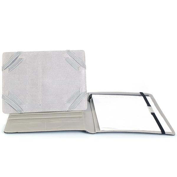 Organizer Case for 9.7 in. Tablet PC Business Tablet Portfolio with A5 Notepad Paper Pad Card Holder, Black