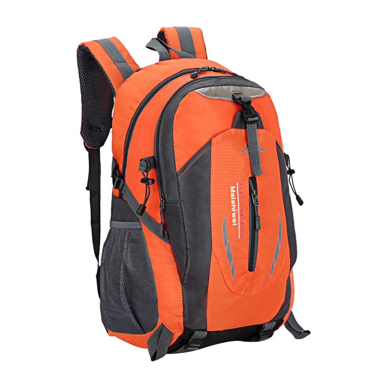 FFF-Orange-GPCT1377 36 Liter Outdoor Backpack Waterproof Daypack Travel Knapsack, Orange - Unisex