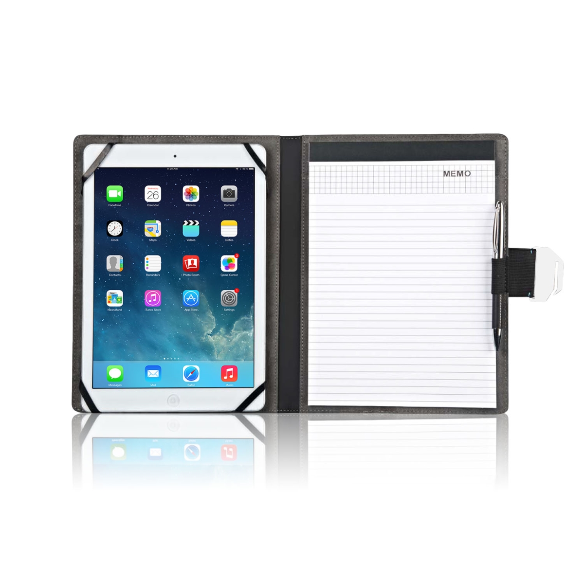 FFF-GPCT554 8 x 10 in. Tablet Padfolio, Black - Unisex