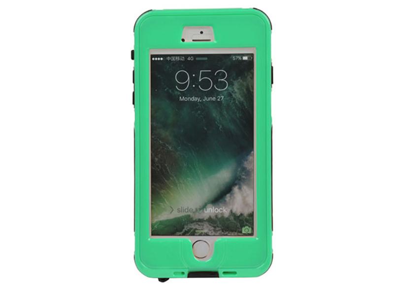 Picture of Fresh Fab Finds FFF-Aqua-GPCT822 Rugged Water-Proof Hybrid Full Cover Case for iPhone 6s Plus&#44; Aqua - Unisex