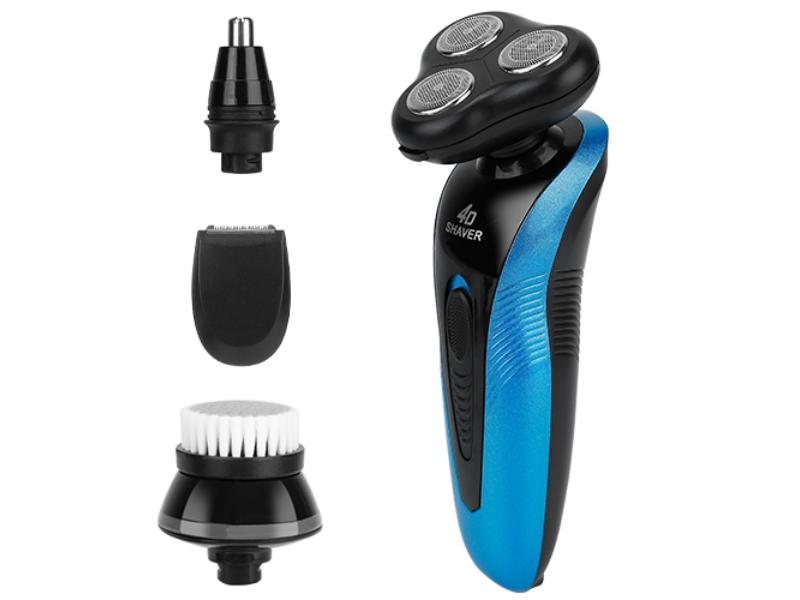 FFF-GPCT2800 Men 4-in-1 Electric Shaver for IPX7 Waterproof Beard Trimmer Cordless Rechargeable Razor Beard Nose Hair Face Wet Dry, Black -  Fresh Fab Finds