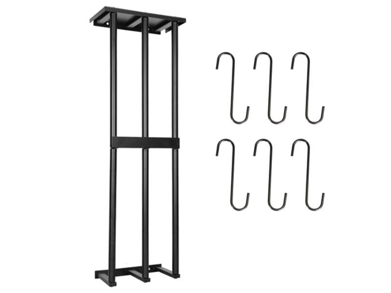 FFF-GPCT4224 Wall Mounted Towel Rack for Rolled Towels Bathroom Towel Holder Organizer Storage Shelf for Bath & Hand Towels, Black - Unisex -  Fresh Fab Finds